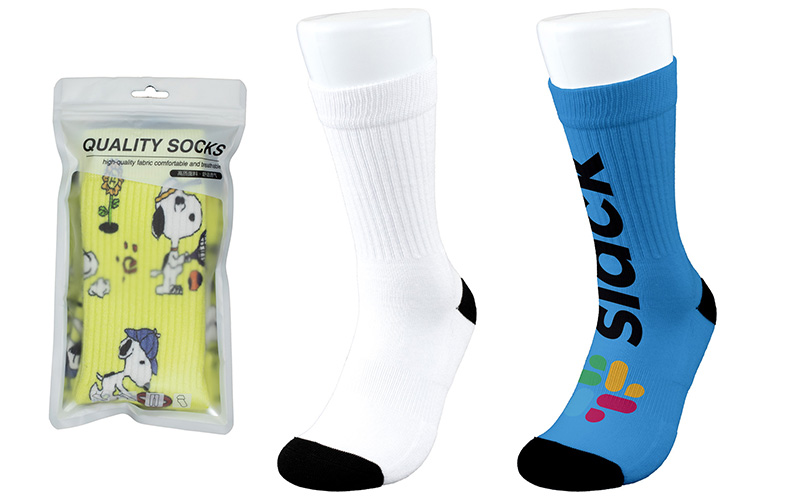 “Agile II” Import Air Ship Premium Calf Height Athletic Crew Sock Full Color Imprint “Agile II” Import Air Ship Premium Calf Height Athletic Crew Sock Full Color Imprint